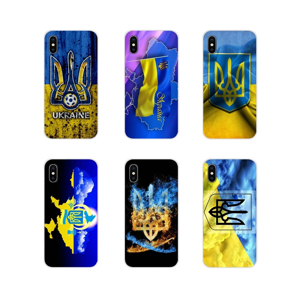 МкА украинский Национальный флаг баннер для Apple iPhone X XR XS 11Pro MAX 4S 5S 5C SE 6S 7 8 Plus ipod touch 5