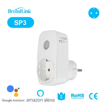 

Broadlink SP3/Contros Smart WiFi Remote Control Power Supply Socket Plug 16A 3500w IOS Android work with Amazon Alexa Echo