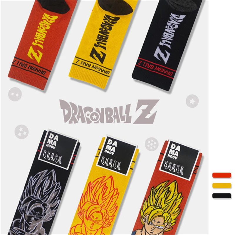 Новинка; аниме «Жемчуг дракона» мячей Zetto Son Goku Косплей Аксессуары Super Saiyan Kakarotto детские чулки для взрослых носки до лодыжки хлопковые носки