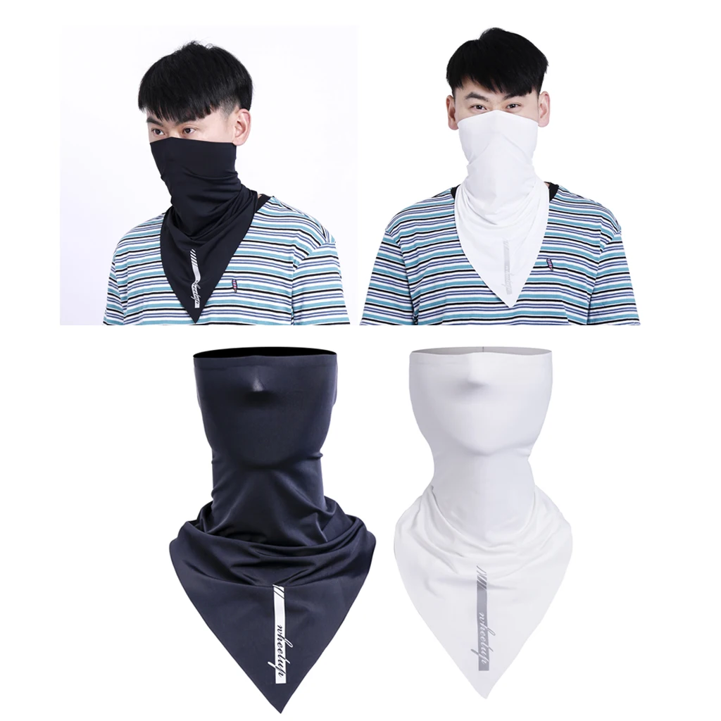 Triangle Cycling Towel Summer Thin Seamless Neck Cover Sunscreen Mask