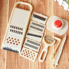 Набор кухонных принадлежностей 11 комплектов многофункциональный измельчитель картофеля измельченный ломтик устройство для чистки кухни из нержавеющей стали