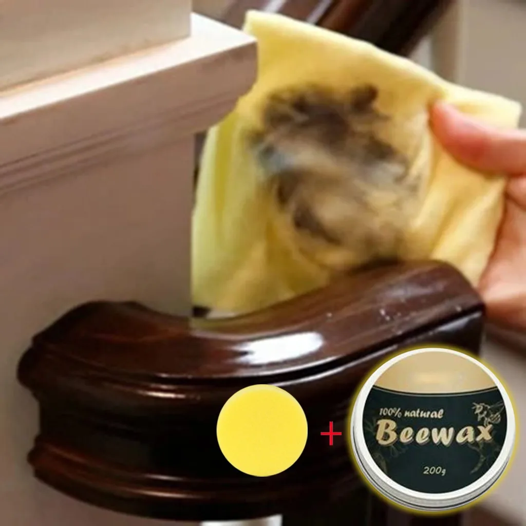 Деревянный приправа Beewax комплексное решение мебель пчелиный воск для ухода за 20/200 г хороший# T2