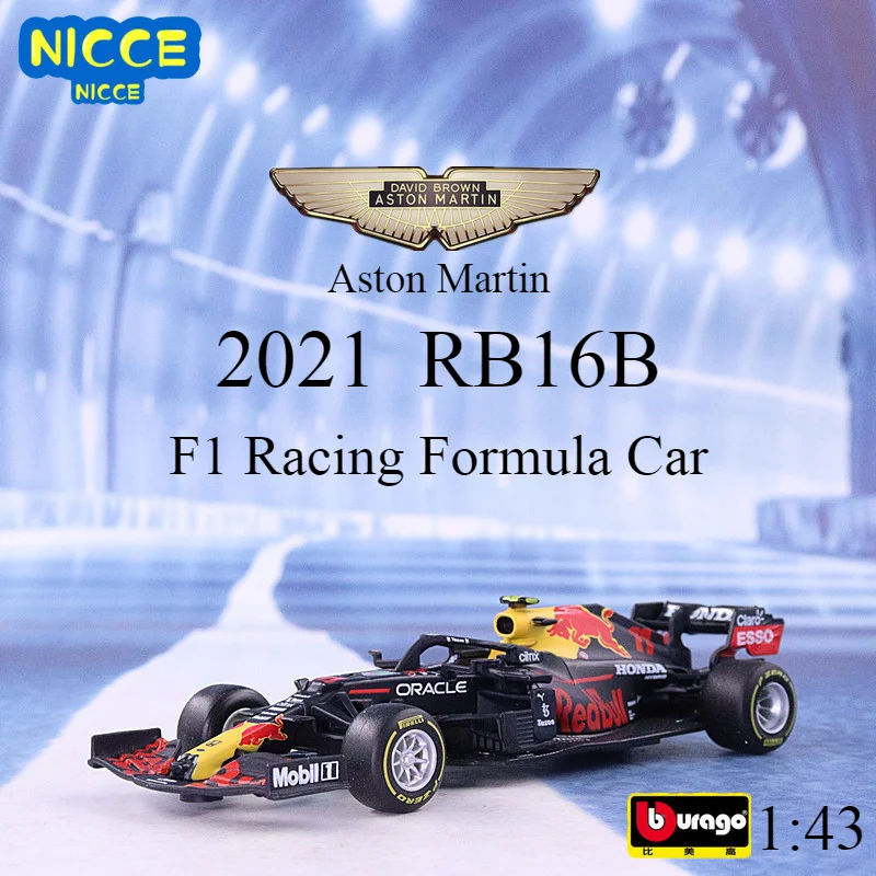 Модель гоночного автомобиля Bburago 1: 1 2021 F1 статическая модель RB16B RB15 RB14 SF1000 SF90 | Наземный транспорт -1005002587996668