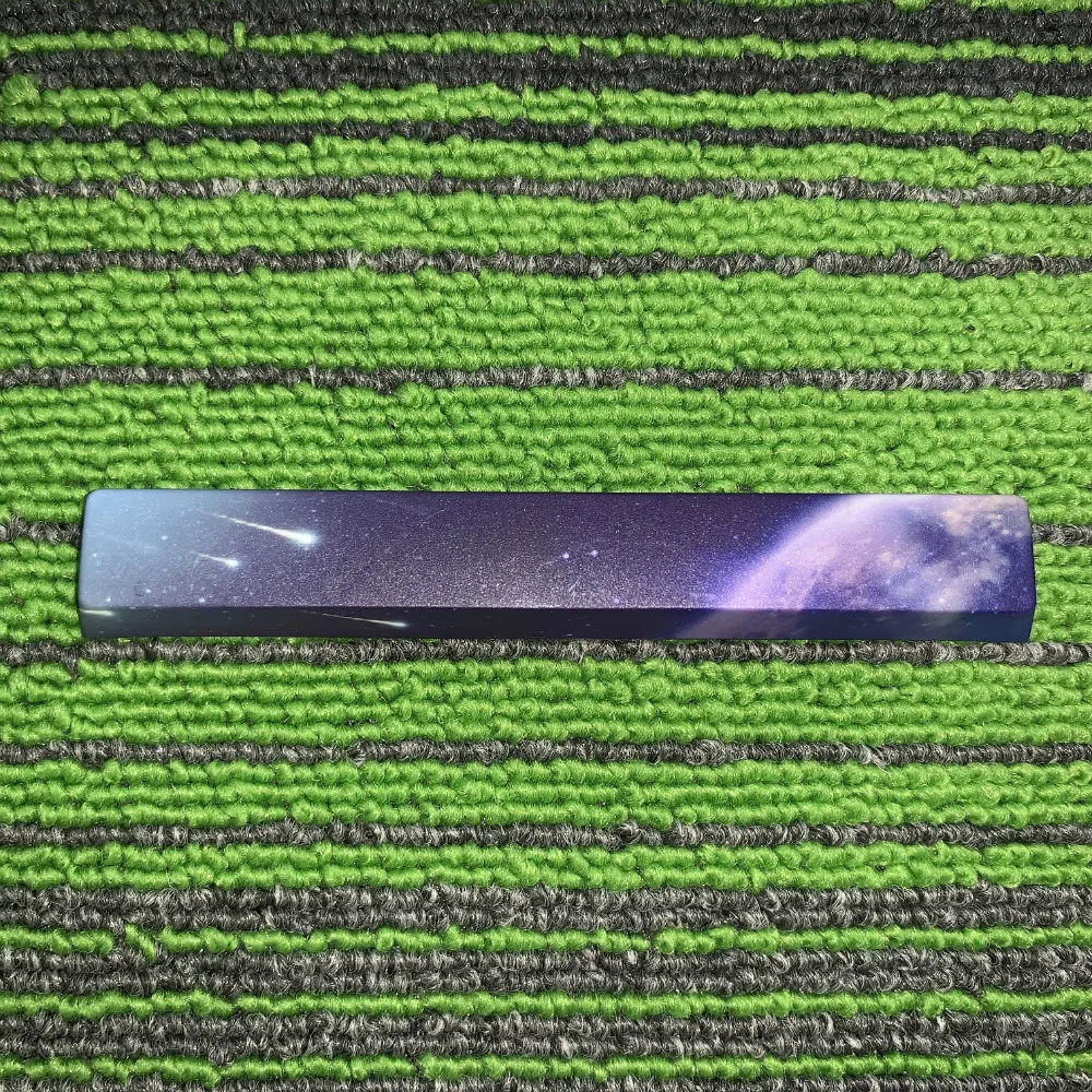 Космические брелки вишневый цвет космический персональный дополнение пятисторонний сублимационный Кокс ключ крышка