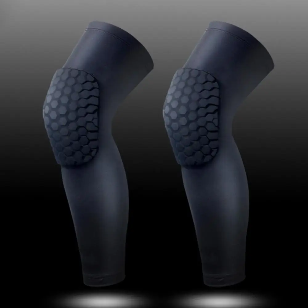 1Pc Men Women Knee Pad Breathable Sports Football Basketball Knee Pad Honeycomb Leg Brace Support Knee Pad Knee Support Knee Brace Knee Wraps