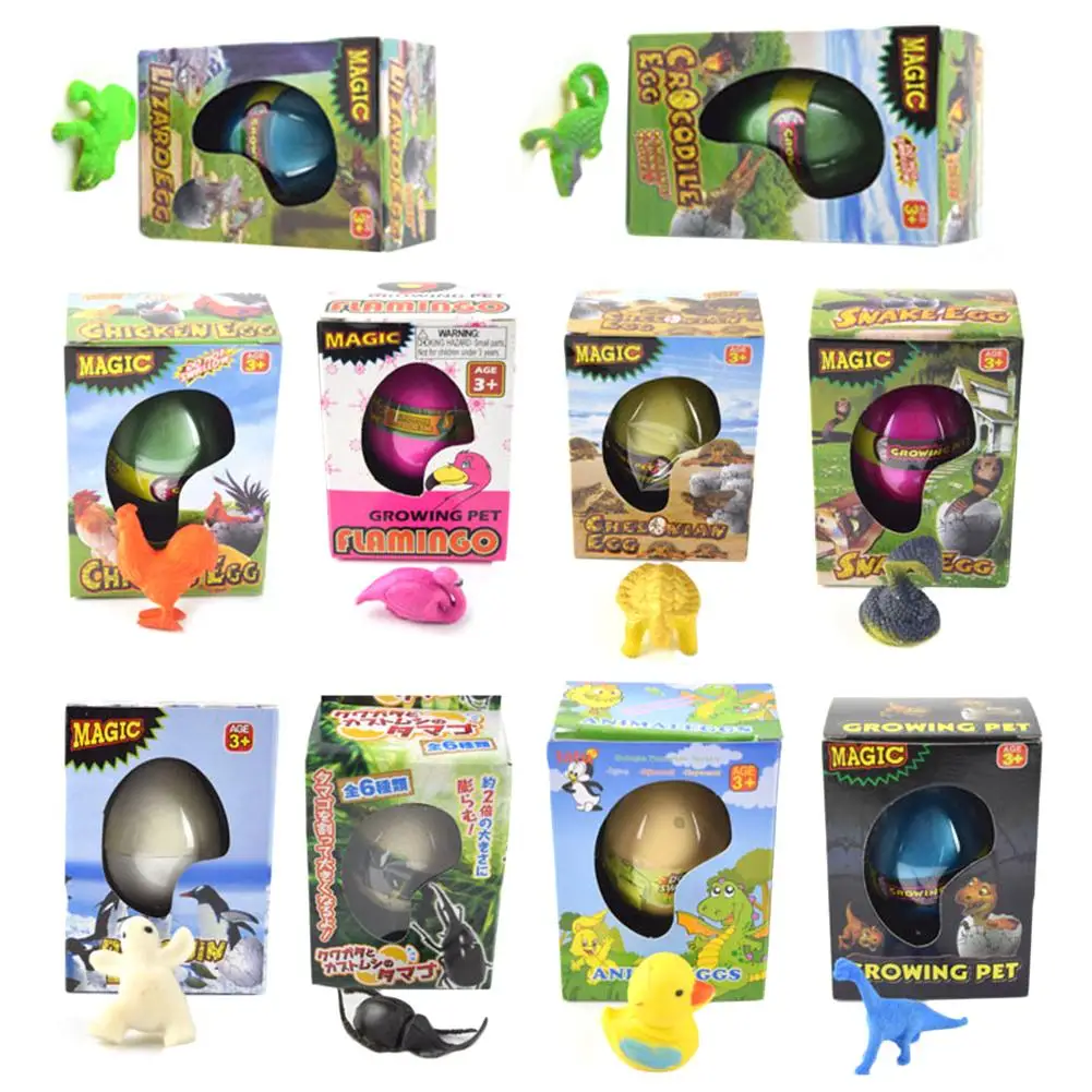 Magic Hatching Dinosaur Egg Revivable Egg Growing In Water Pets Children Kids Gift Toy Animal Christmas Surprise Gift