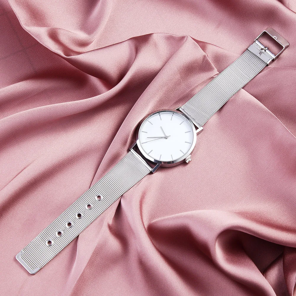 Leecnuo женские модные часы, современные кварцевые наручные часы, женские минималистичные часы, роскошные часы с ремешком из нержавеющей стали, часы из розового золота