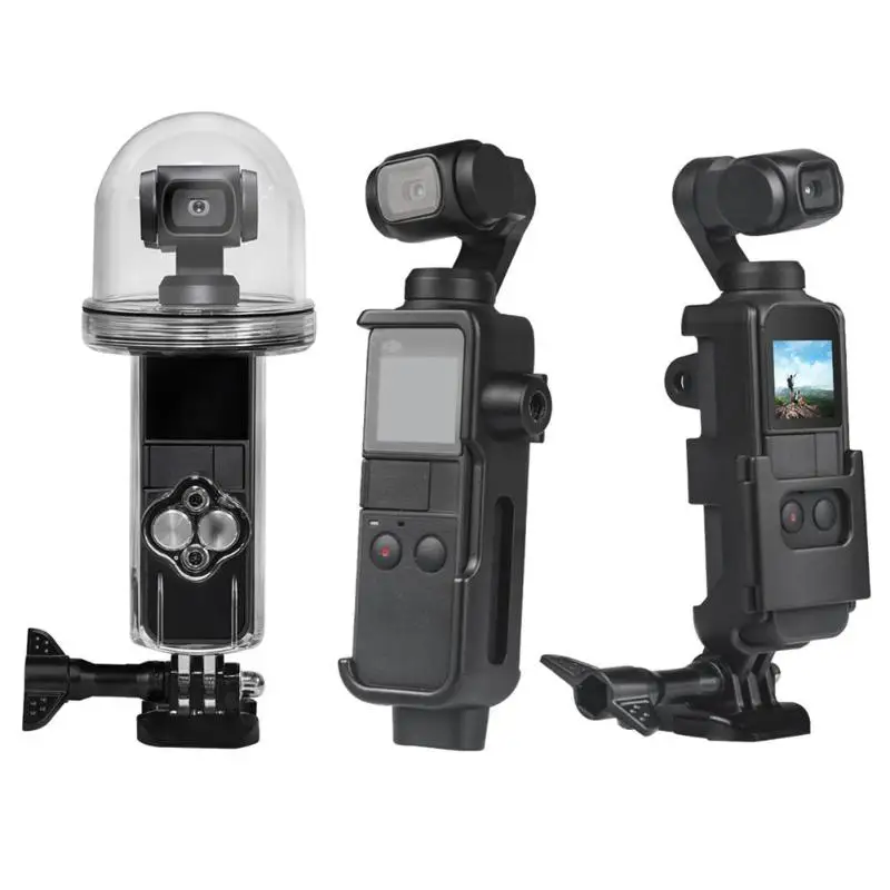 Для DJI Osmo Pocket 4 шт Водонепроницаемый чехол защитная рамка с винтовой крышкой объектива двойное водонепроницаемое кольцо Высококачественная износостойкая