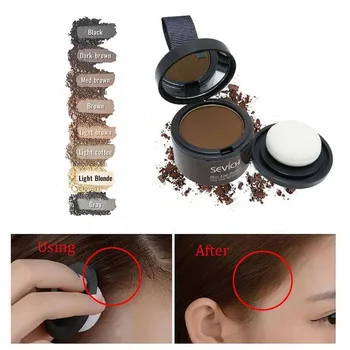 

4 Color Hair Fluffy Powder Instantly Black Root Cover Up Natural Instant Hair Line Shadow Powder Hair Concealer Coverag k1