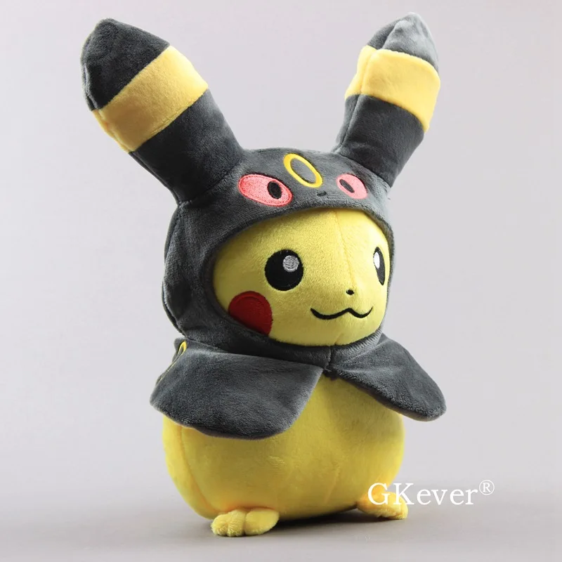 28 см кукла Umbreon мягкие игрушки плюшевые куклы японское аниме Pikachu серия Пикачу косплейная Подушка Мягкие игрушки для сна Детский подарок