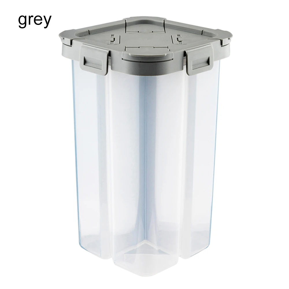 Wonderlife multi-grain storage container with cereal storage compartments  kitchen barrel  grain storage box