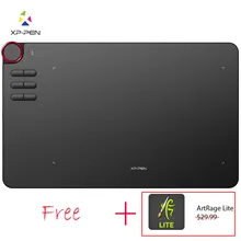 XP-Pen Deco 03 mesa digitalizadora Digital Gráficos Drawing Tablet Caneta Desenho Tablet com Bateria-Free Passiva stylus e 6 Atalho