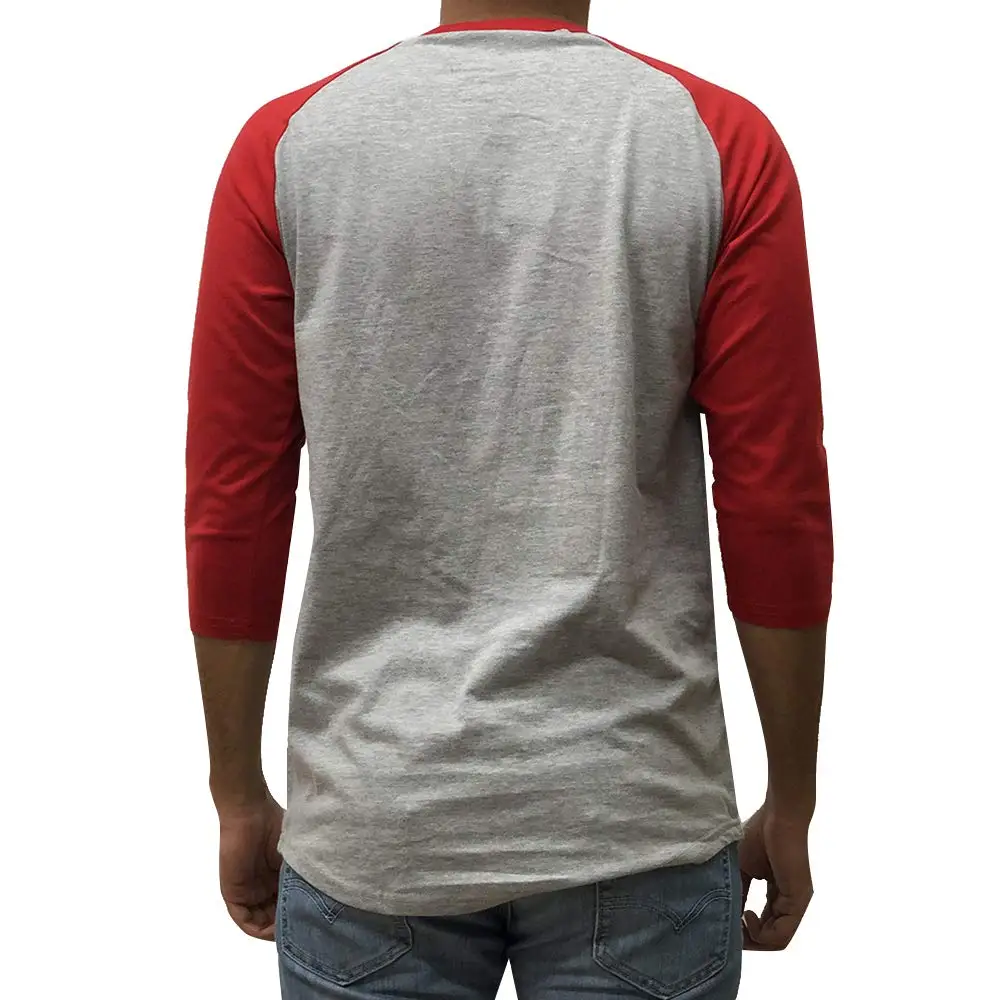 

62USD Men's Plain Raglan Baseball Tee T-Shirt Unisex Sleeve Casual Athletic Performance Jersey Shirt