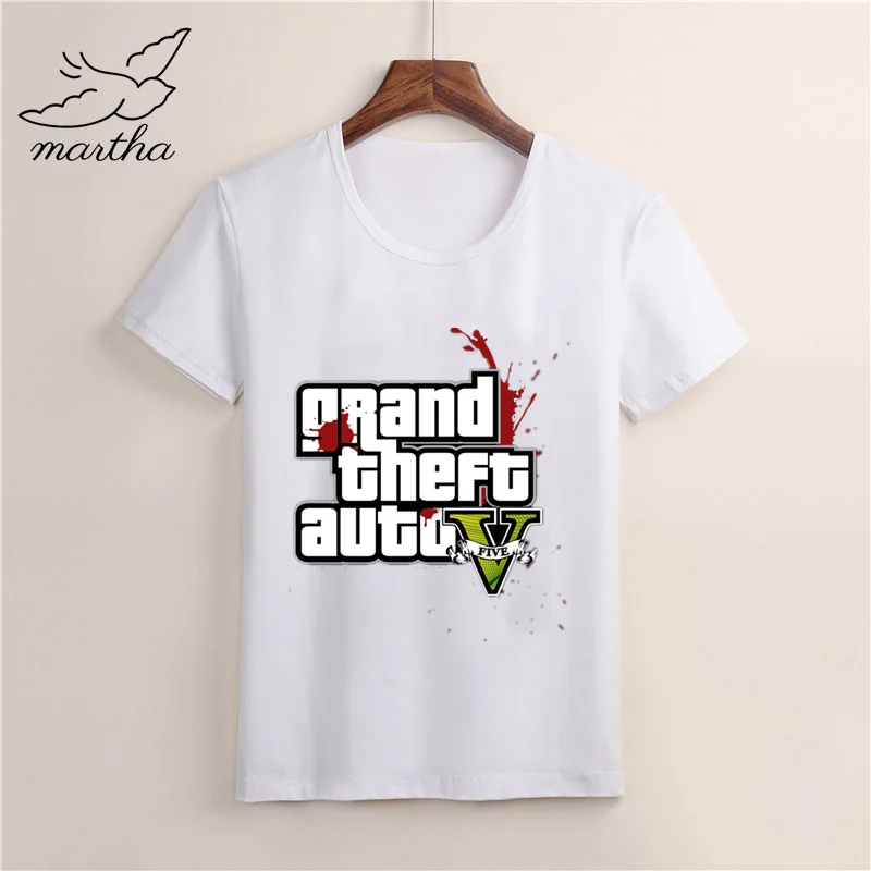 Футболка для мальчиков с принтом «grand theft auto GTA»; забавная футболка с героями мультфильмов для детей; летняя детская одежда; футболка; белые топы с героями мультфильмов