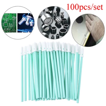 

Hot Total 100 pcs Foam Tip Cleaning Swabs Sponge Stick for Inkjet Printer, Printhead, Camera, Cleanroom, Optical Lens, Detailing