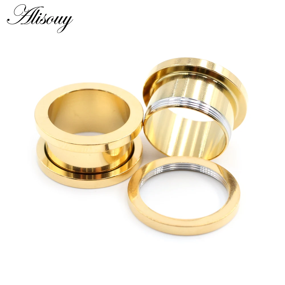 Vibrant Anodized Stainless Steel Ear Tunnel Expanders - Set of 2
