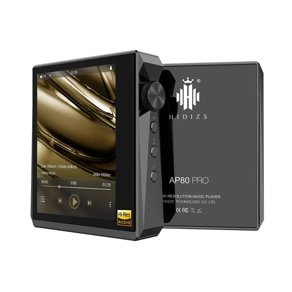 Hidizs AP80 PRO Dual ESS9218P Bluetooth Portable Music Player MP3 USB DAC Hi-Res Audio DSD64/128 Apt-X/LDAC FM Step Counter 