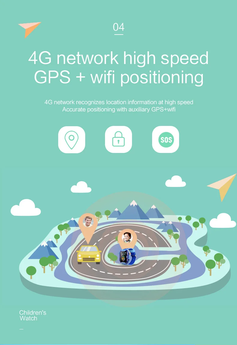 IPX7 водонепроницаемый смарт 4G Удаленная камера gps Wi-Fi Дети Студенты умные часы видео вызов монитор трекер местоположение телефон часы