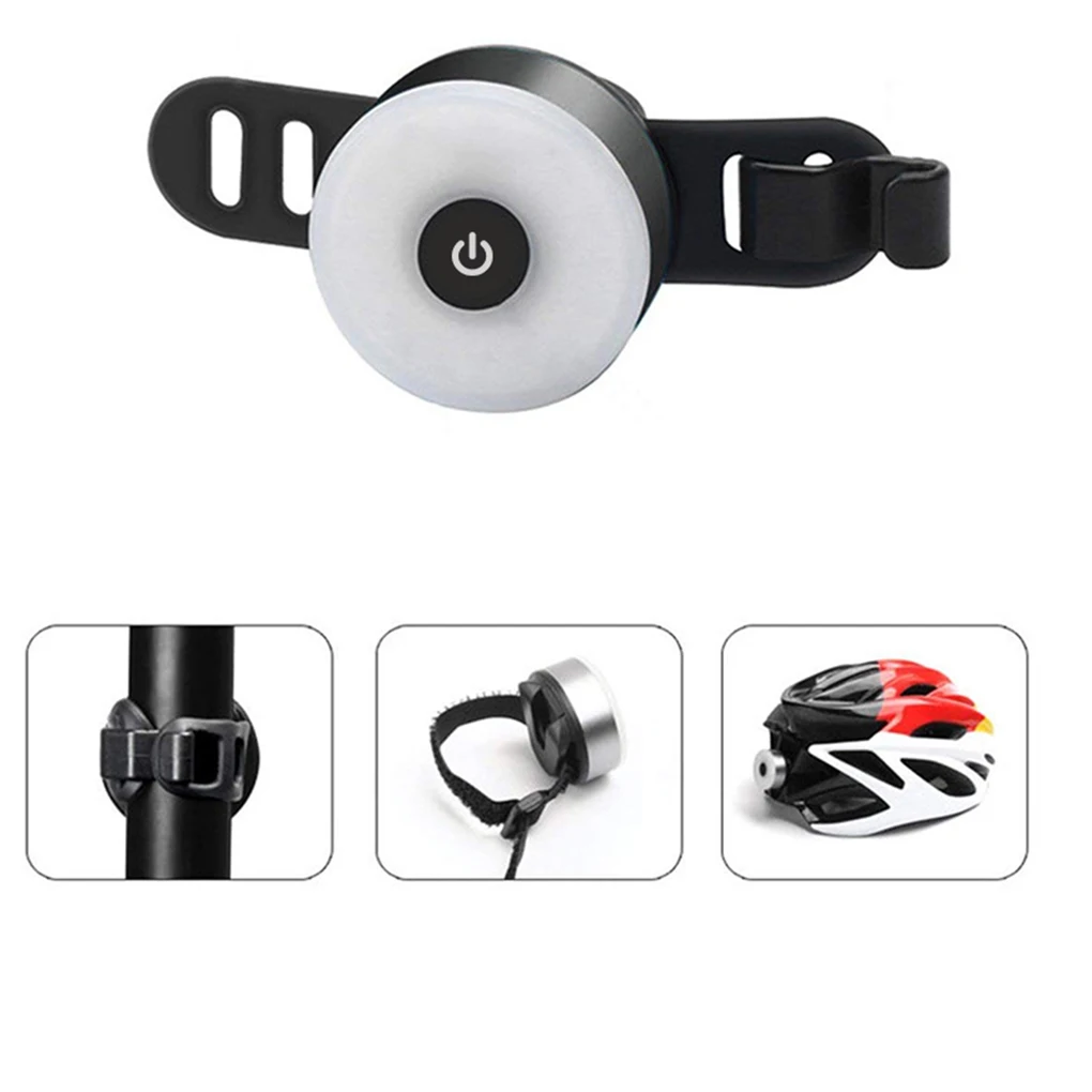 

USB Rechargeable Bike Rear Warning Light Lamp Mountain Bicycle Road Cycling Seatpost Taillight