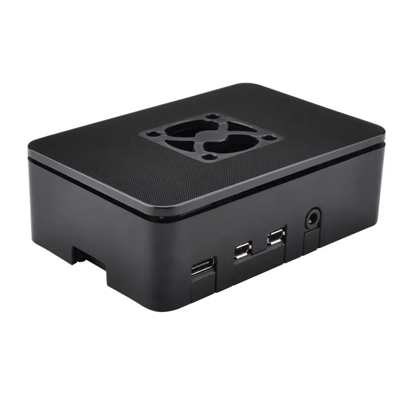 Чехол для Raspberry Pi 4 Model B чехол из АБС пластика черный прозрачный белый с