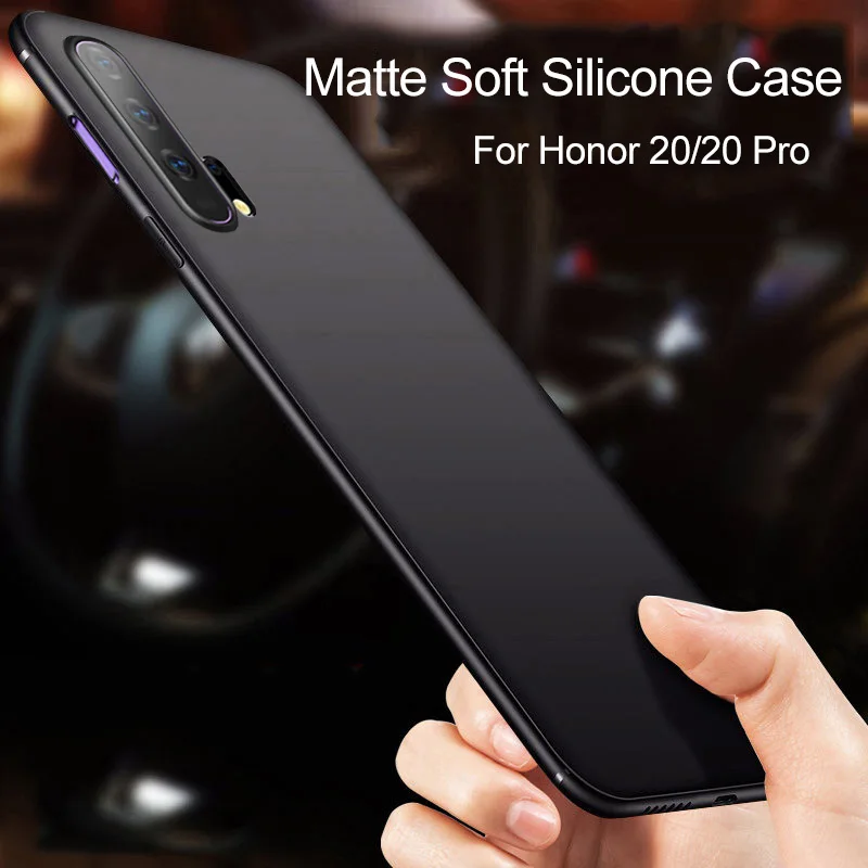 

Soft Phone Case For Huawei Honor 20 20i 10i 10 9 Lite 9X 8X 8A 7C 7A Pro Case Slim TPU Silicone Matte Cover For Honor 20 Cases