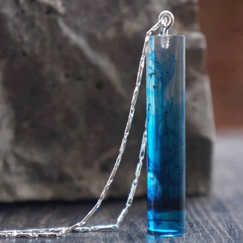 1 шт. Жидкая силиконовая форма для DIY Uv Expoxy смолы кулон ожерелье Lanugo плесень смолы формы набор ювелирных изделий Инструменты