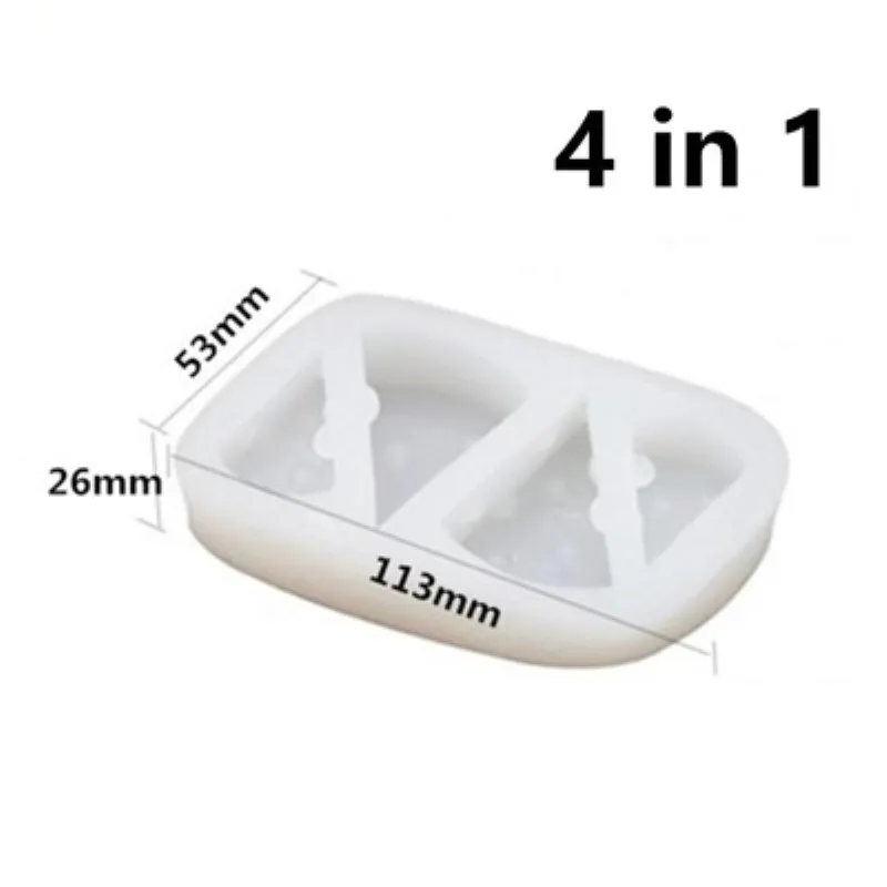 4in1 JO LIFE, силиконовая форма для сыра, формы для торта, мусса, шоколада, помадный десерт, кондитерские изделия, инструменты для украшения выпечки, формы для выпечки - Цвет: 4in1