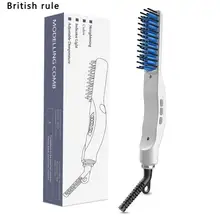 Lcd мужские прямые гребни для волос многофункциональные гребни для волос стиль бороды расчески Уход за волосами Выпрямитель
