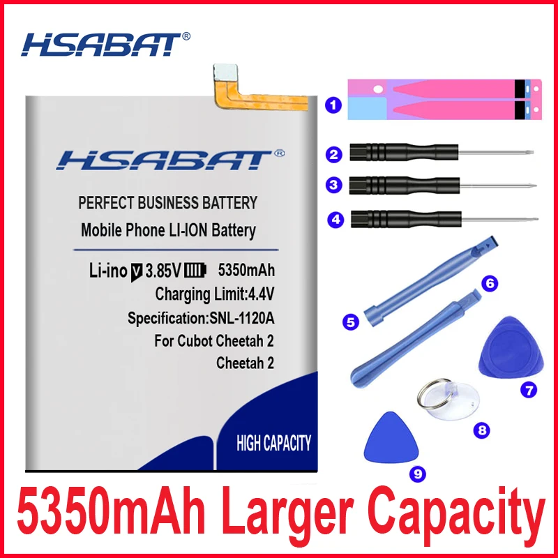 HSABAT 0 цикла 5350 мА/ч, Батарея для Cubot сатиновая юбка-американка 2 высокое качество мобильного телефона запасной аккумулятор
