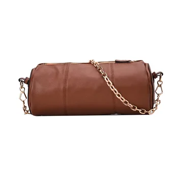 

2019 New Fashion Pillow Bag Slanted Cylinder Bag Women Handbags
