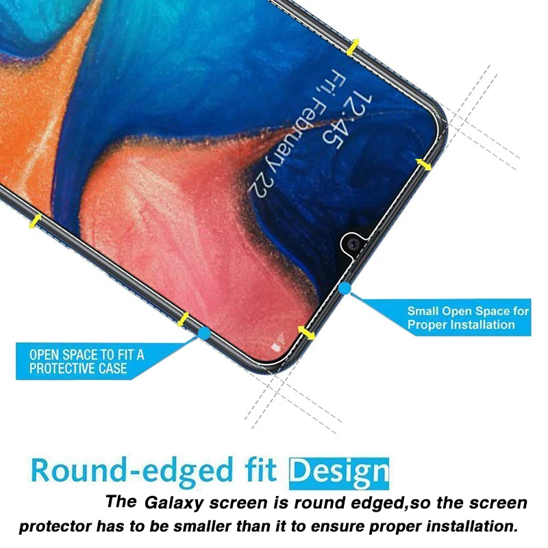 Защитное стекло закаленное для Samsung Galaxy A50/A51/A71/A21s/M51/A41/A10/M31s/M21/A12 3 шт.|Защитные