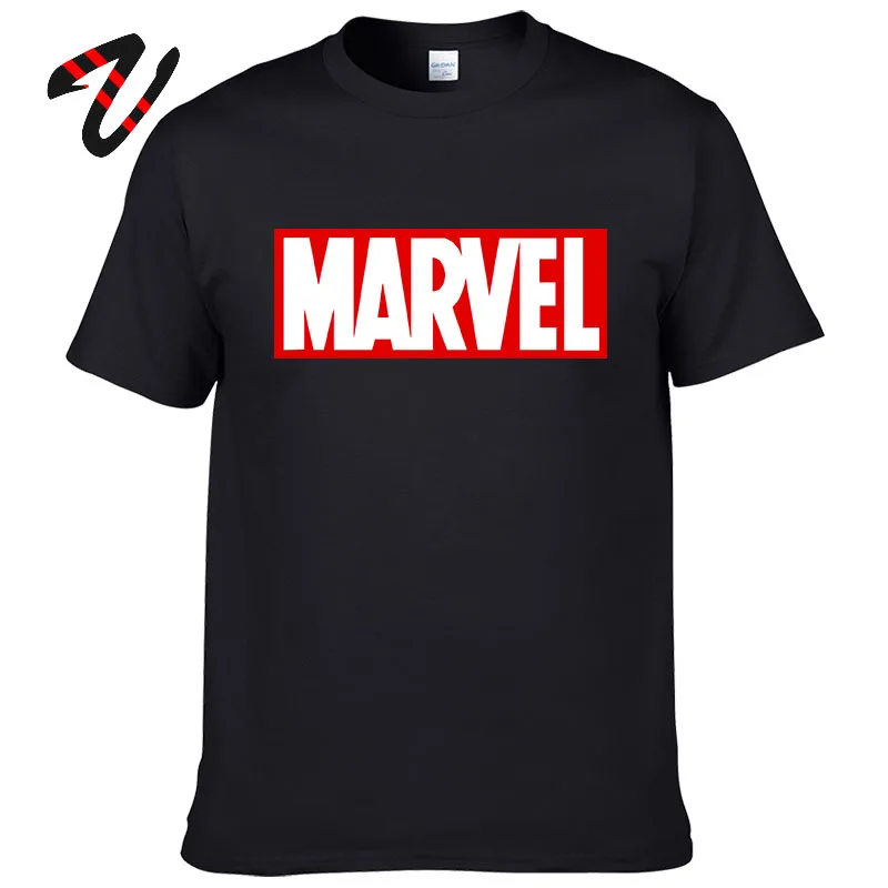 Marvel уличная одежда футболки для женщин и мужчин 100% хлопок Досуг печати размера