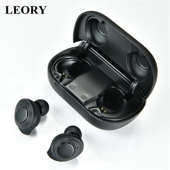 

LEORY X9 bluetooth 5.0 Earphone TWS HD Call Type-C Fast Charge Wireless Earbuds Waterproof Headset with UV Germicidal Lamp