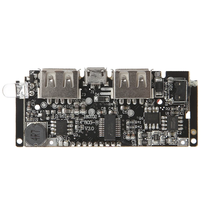 

2-USB 5V 2.1A Mobile Power Bank 18650 Battery Charger Board Digital LCD Module