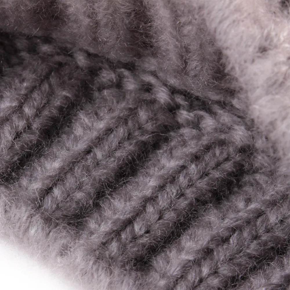  cute kid babies Beanies kids pansy knitted warm wool ball cap caps Child Winter Warm Knit Hats Baby Boy Girls Hair 