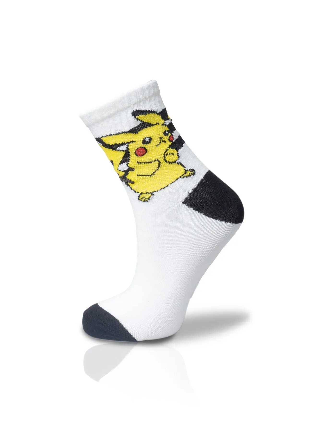 

Pikachu White Tennis Socks Unisex 36-42