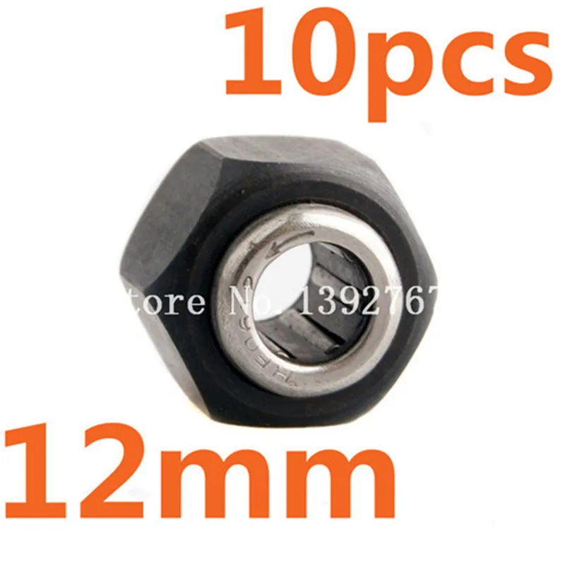 Оптом! 10 штук/партия шестигранная гайка 12мм HSP R025 для одностороннего подшипника