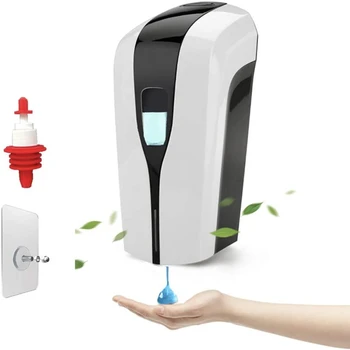 

1000ML Smart Sensor Soap Dispenser,Pressless Foaming Hand Cleaner Wall Mounted Soap Dispenser for Bathroom Kitchen