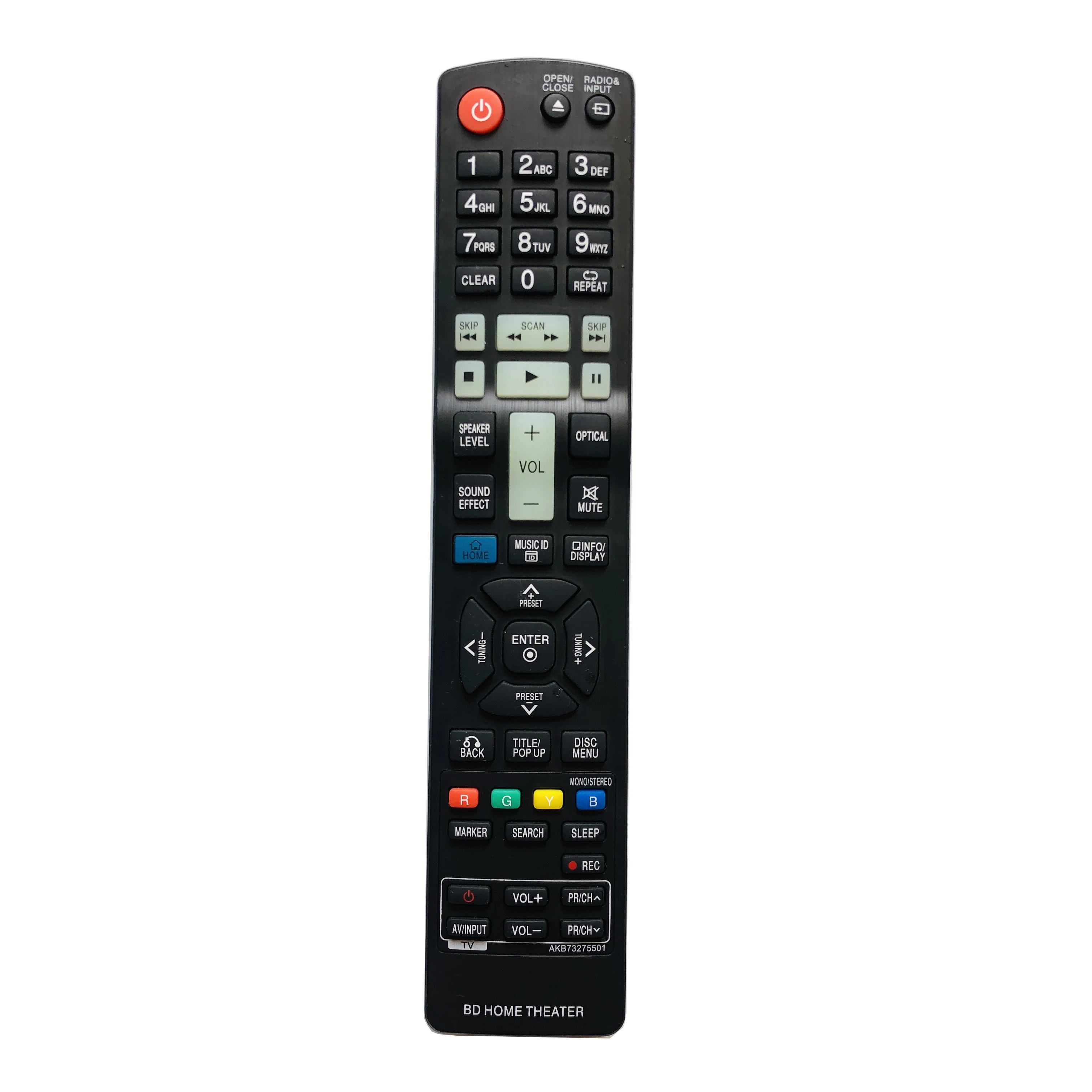 Пульт дистанционного управления AKB73275501 для домашнего кинотеатра LG Blu-Ray LHB336 LHB536