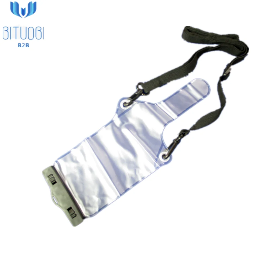 Спорт на открытом воздухе walkie talkie радио водонепроницаемый прозрачный зажим Водонепроницаемый мешок Пылезащитный противообрастающий и защита от холода