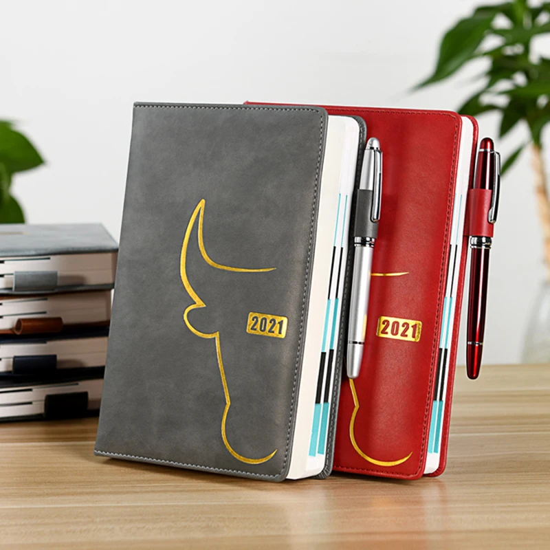 

Daily Planner 2021 Notepad Weekly Planner Black Notepad Supplies Organizer Office Notebook Stationery Supplie Office Agenda 2021
