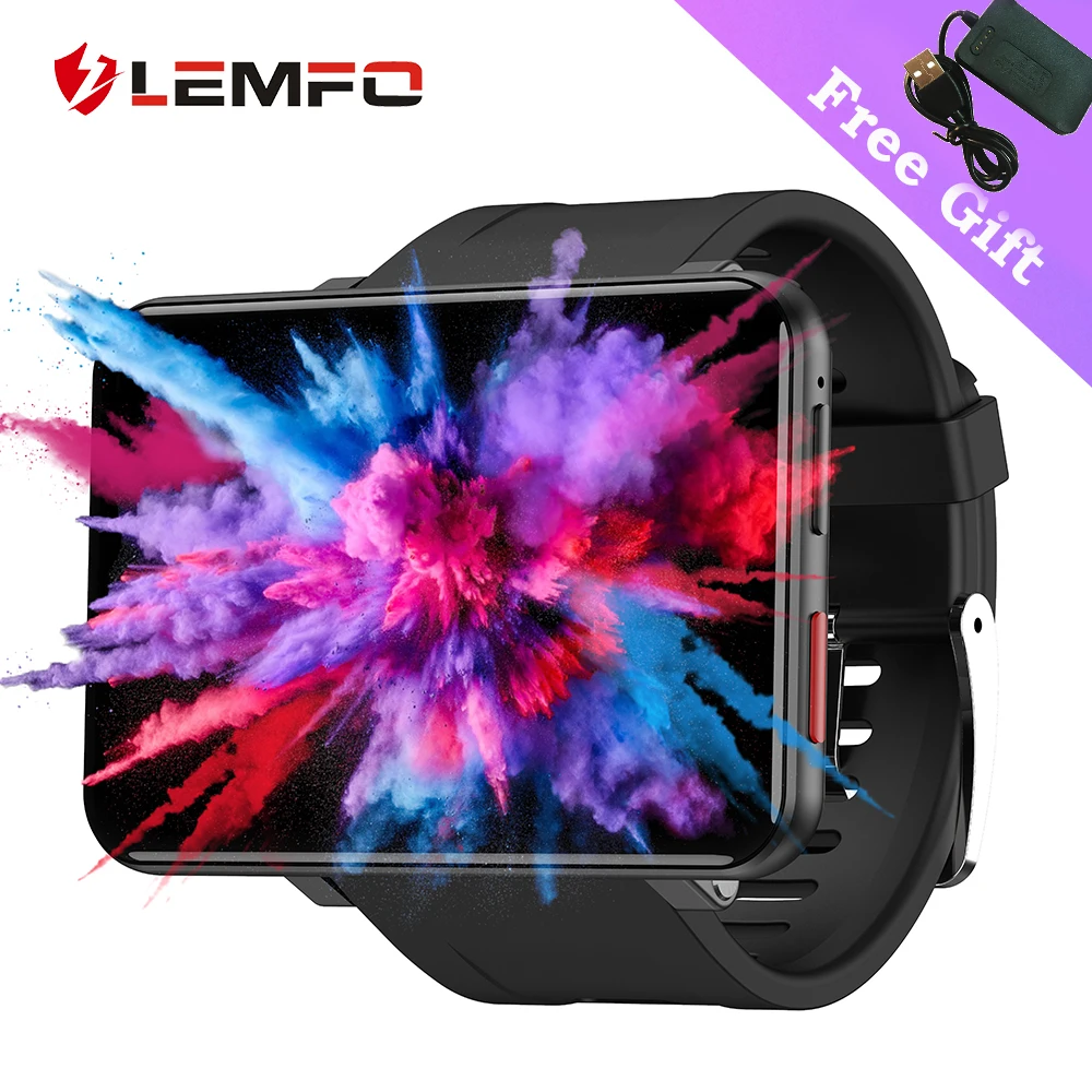Мужские умные часы LEMFO LEMT Android 7 1 3 ГБ + 32 2 86 дюйма поддержка 4G SIM карта GPS Wi Fi 2700 мАч