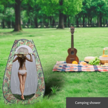 

Outdoor Portable Camping Shelter Toilet Shower Changing Room Beach Tent Portable Pop Up Private Tent Mobile Toilet Locker Room
