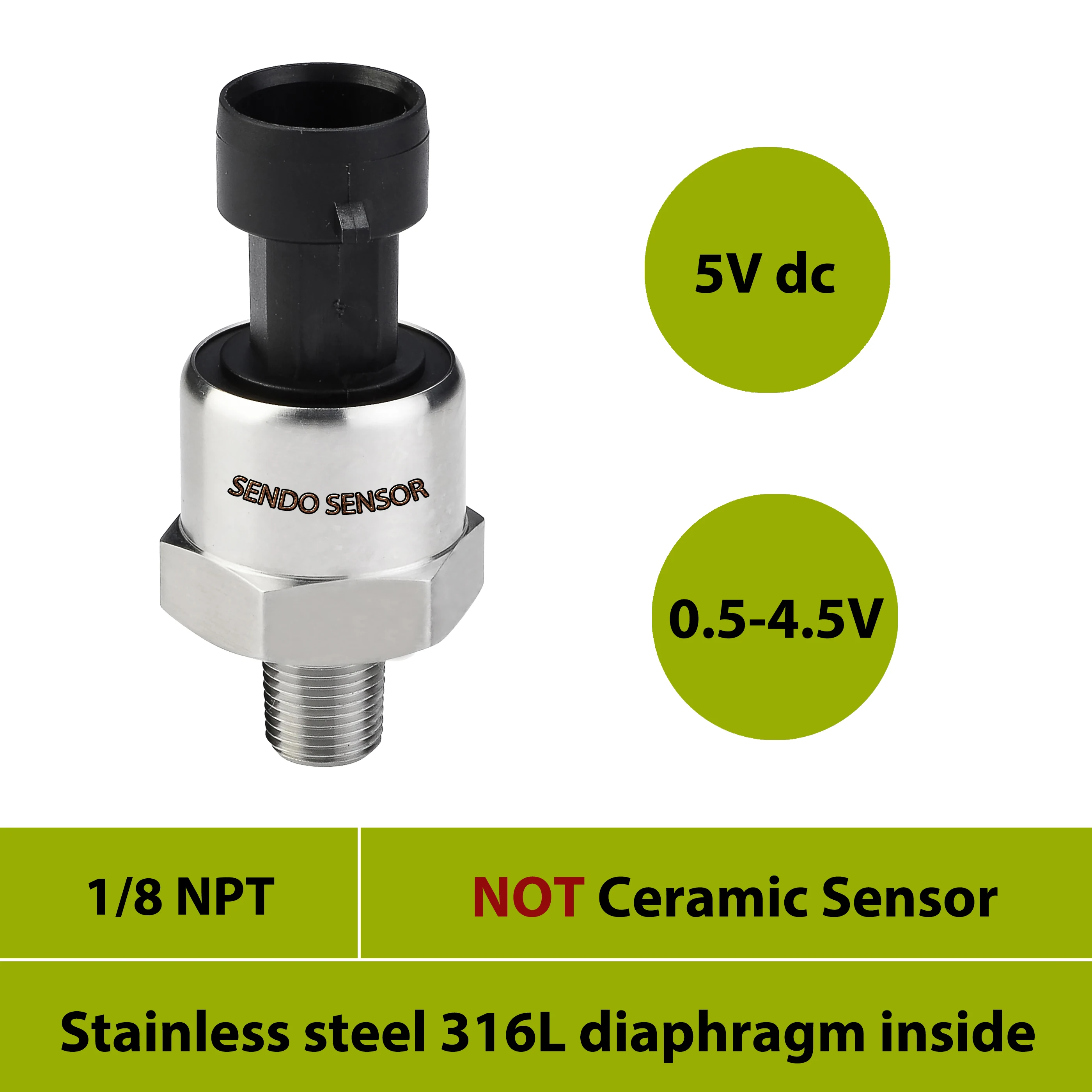 Pressure Transducer Range 0 to 30 psi, Pressure Transducer Range 0 to 30 psi,