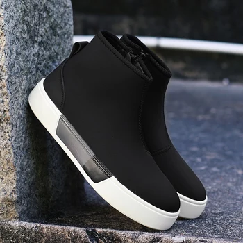 

Male sports hombre black high sneaker leisure hightop para mens Mens de shoes s on fashion sport informales Casual cuero sapato