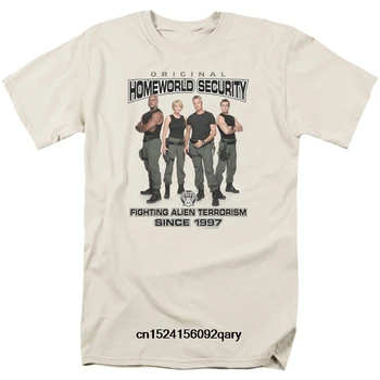 

Men Funny T Shirt Women Cool tshirt Stargate Homeworld Security Adult T-shirt