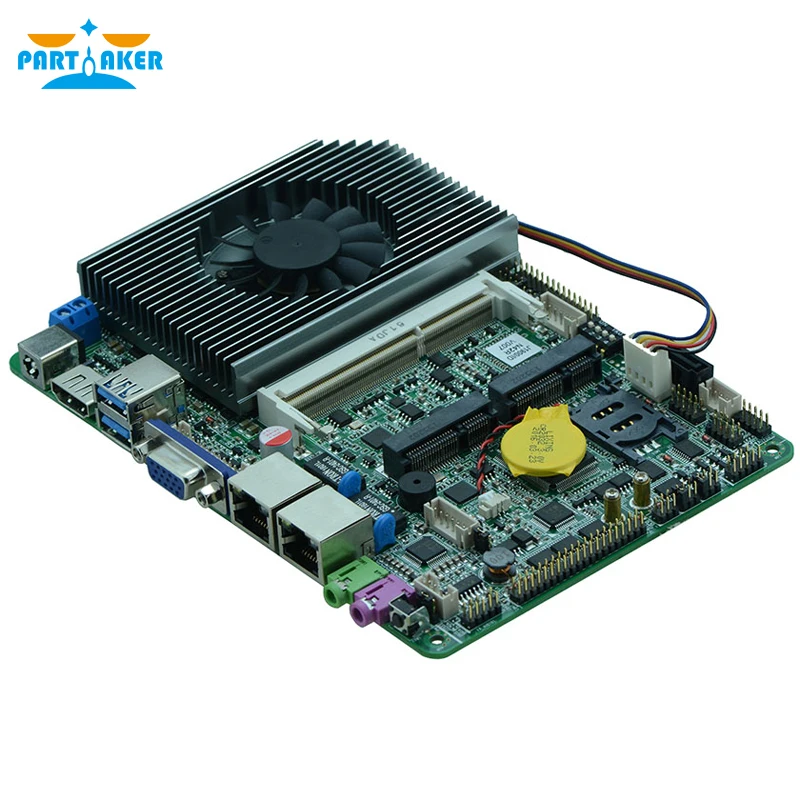 Partaker EPIC-N42 Celeron J1900 Quad Core 8GB Dual LAN 6*COM 4 Inch X86 Embedded Motherboard with LVDS