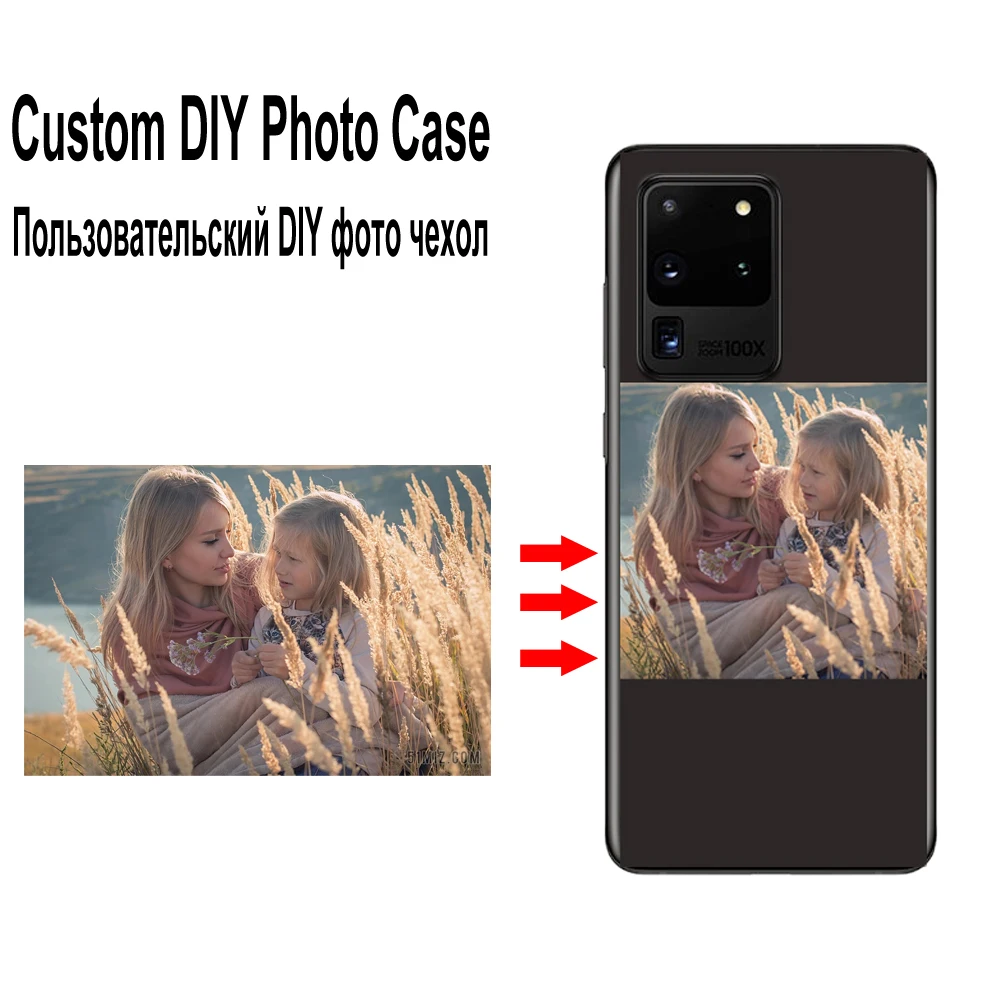 Customize Case for Xiaomi 12 11 Lite NE 11T POCO M3 Pro F3 Mi i 10T Note 10 9 Redmi 9AT 9T 9C 9S 7 Cover DIY Photo Soft Silicon phone cases for iphone 11 Pro Max 