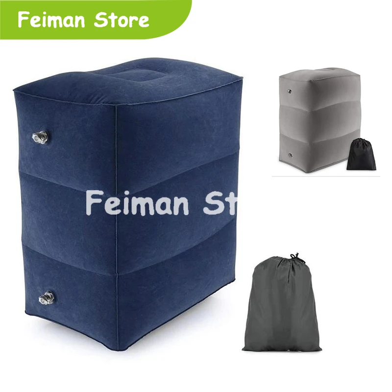 

Flight Sleeping Footrest Pillow Resting Pillow for Kids On Airplane Car Bus Pillow Inflatable Travel Foot Pad Foot rest Pillow