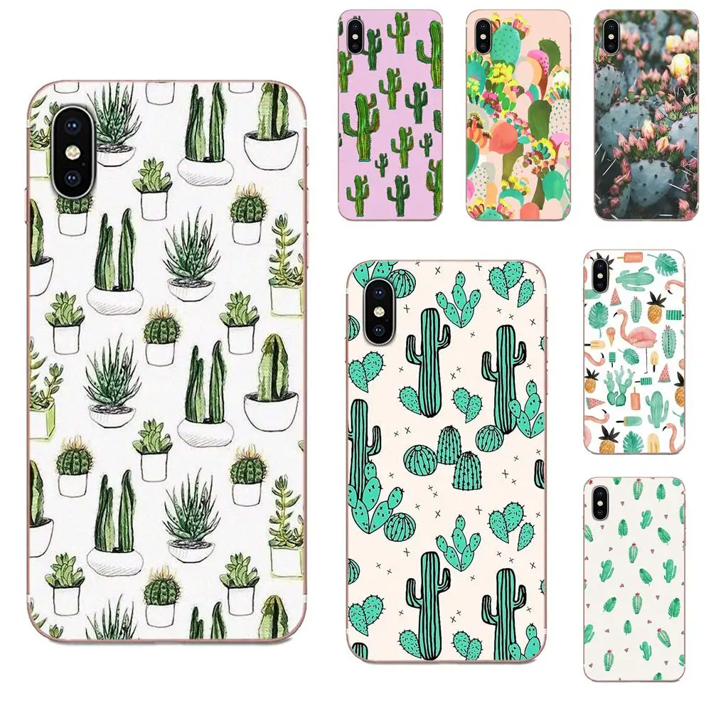 Жесткие кактусы и суккуленты WaterColor для LG G3 G4 G5 G6 G7 K4 K7 K8 K10 K40 K50 Q6 Q60 V10 V20 V30 V40 Nexus 5 5X 2017